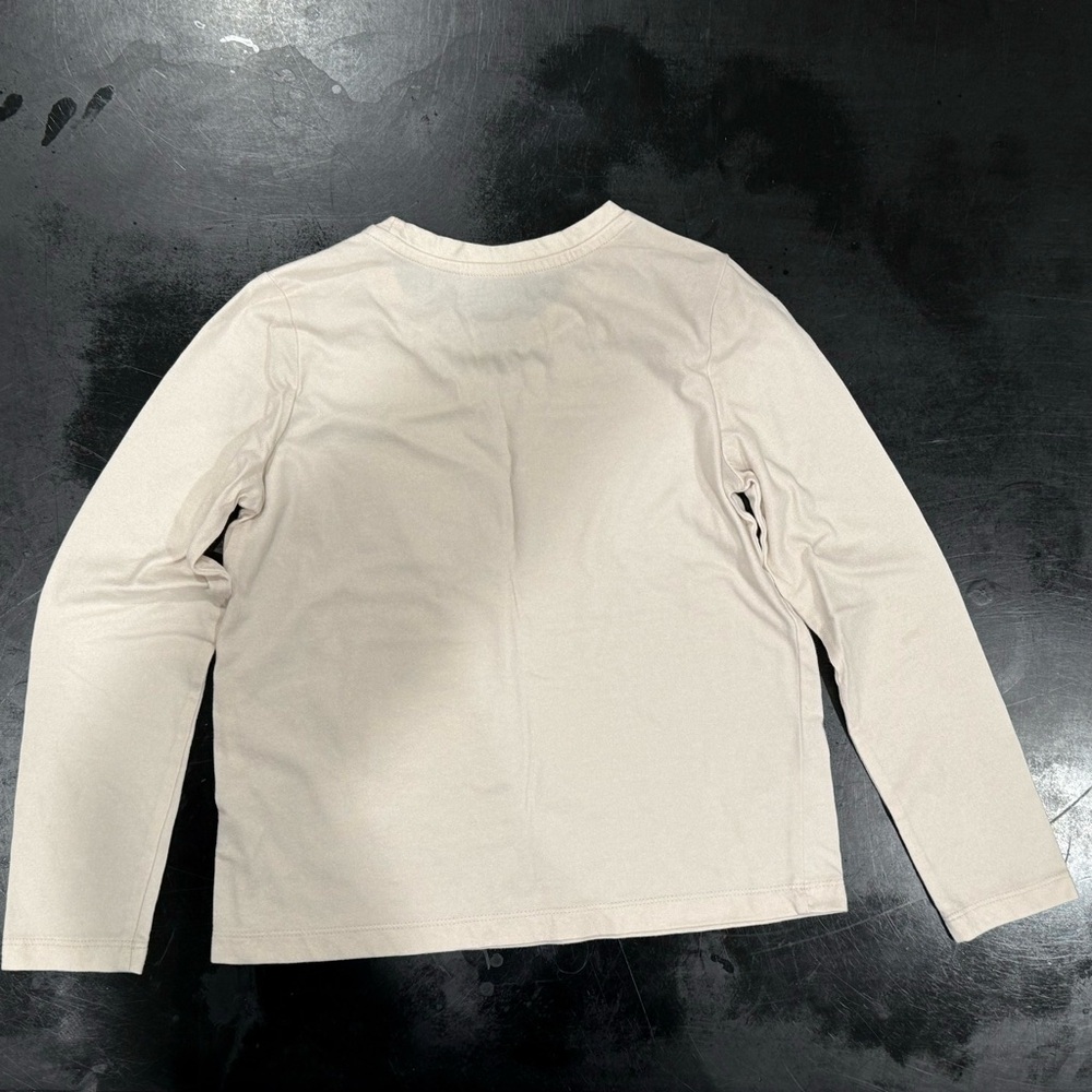 Gymboree nude colored, long-sleeve shirt